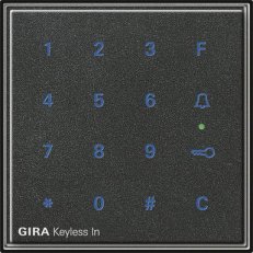 Keyless In kódovací klávesnice TX_44 (IP44) antracit GIRA 260567