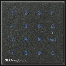 Keyless In kódovací klávesnice TX_44 (IP44) antracit GIRA 260567