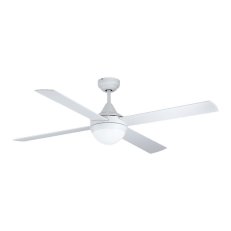 Stropní ventilátor VARADERO AC E27 d1220 bílá/dub 14W IP20 EGLO 35082