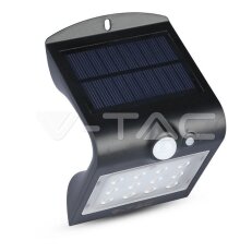 1.5W LED Solar Wall Light Natural White Black Body, VT-767-2 V-TAC SKU8277