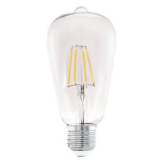 Světelný zdroj E27-LED ST64 7W 2700K čiré EGLO 110012