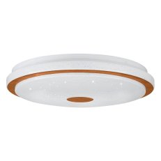 Stropní svítidlo LANCIANO 1 LED-CCT d380 bílá/dřevo 24W IP20 EGLO 900598