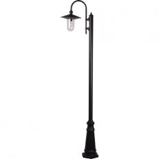 Sloupové svítidlo Adonis sloup velký s ramenem černá 60W IP23 E27 916251/07