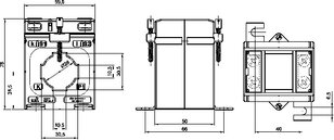 Měřící trafo 1460 CLB 3.65 300/5A 15VA 0,5 FS5 120% násuvné, 30x10, d28