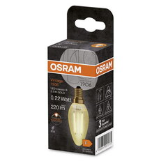 Světelný zdroj OSRAM Vintage 1906 LED CLASSIC B 2.5W 824 Gold E14