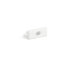Záslepka s otvorem KLUŚ MICRO-PLUS-OTW pro AL profil, bílá /C24392C10TW/