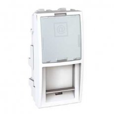 Schneider MGU9.420.18 Kryt datové zásuvky LexCom, 1 modul, polar