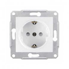 Sedna Zásuvka Schuko 2P+PE, clonky, Polar SCHNEIDER SDN3000121