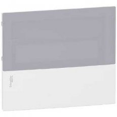 Schneider MIP30104 Mini Pragma, čelní kryt 4M bílý pro zap. m., bílé plné dveře