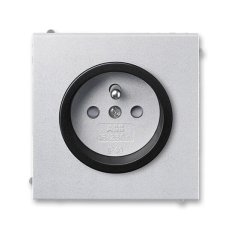ABB NEO TECH Zásuvka s ochr. kolíkem s clonkami titanová/onyx 5519M-A02357 72