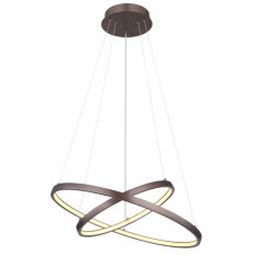 Závěsné svítidlo RALPH kávová LED 42W 230V, 150-1500lm 3000K GLOBO 67192-42BR