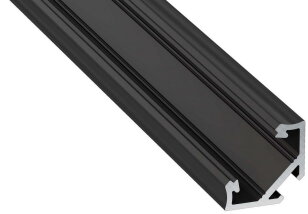 Hliníkový profil AL-PROFIL C BLACK 1M (10-0032-10) GREENLUX GXLP1022