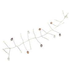 LED girlanda kamínky, 1,2 m, 3x AA, vnitřní, teplá bílá, časovač EMOS DCGW16
