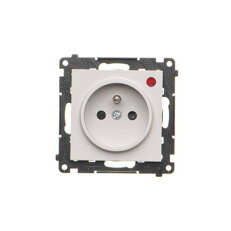 Zásuvka silová 1 násobná typ E (přístroj