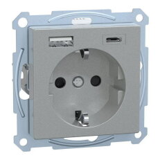 MEG2367-0460 Zásuvka Schuko, Sys-M, USB