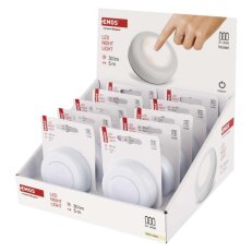 LED noční světlo P4722 na 3× AAA, 10 ks, display box EMOS P4722