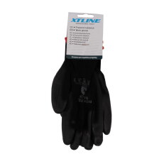 Rukavice nylonové Bunting-ROOSTER - černé velikost 9'' (blistr) JA135410/09B