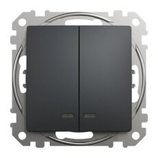 Sedna D/E Přepínač sériový ř.5So orient. kontrolka Antracit SCHNEIDER SDD114105L