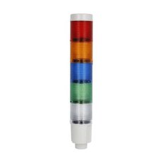 Lovato 8LT4K08BG Maják 45mm bílá+modrá+ oranžová+červená 24v DC