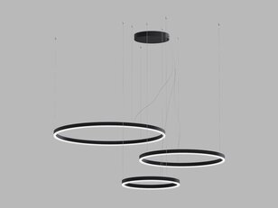 Závěsné svítidlo LED2 CIRCLE SET 3 P-Z, B TRIAC 136W 2700K/3000K/4000K černá