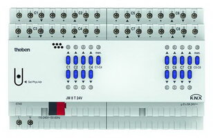 Žaluziový aktor JM 8 T 24V KNX 8násobný,