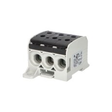 Svorka univerzální RKA 95 1/6 L S 232A 1P 6x vstup AL/CU černá DIN/panel 1006074
