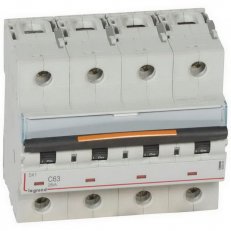 DX3 JISTIČ, 4 PÓLOVÝ, CHAR. C,63A 25KA LEGRAND 409800
