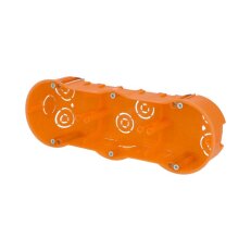 Krabice AcquaBOX 3257 IP30 205x45mm přístrojová 3-nás do dutých stěn FAMATEL