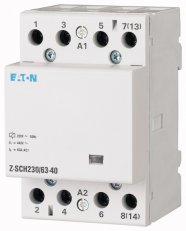 Eaton 285735 Instalační stykač, 230V~, 63A, 4vyp. kont. Z-SCH230/63-04