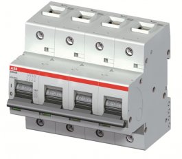 S804B-D125 jistič 4P char. D 125A s klecovou svorkou 16kA ABB 2CCS814001R0841