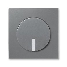 Kryt stmívače s krátkocestným ovl 3299M-A00100 73 ocelová/titanová Neo ABB