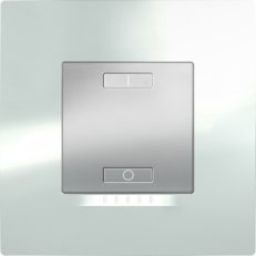 KNX Unica TOP multifunkční tlačítko 2-nás., alu SCHNEIDER MGU3.531.30