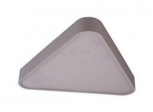 MODUS GEO 4000 trojúhelník 600mm přisazené LED 840 SATIN opálový kryt bílé