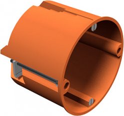 OBO HV 60 Přístrojová/propojovací krab. Dutá stěna O68mm H61mm oranžová