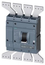 Jistič 3VA26, 1250A 110kA/415V, Ir 500÷1250A,Ii (1,5÷10)x In, 4P přední přívod