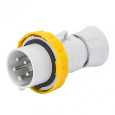Gewiss GW60023H  Vidlice 2pól.+E 16A 100-130V IP66/IP67/IP68/IP69 žlutá
