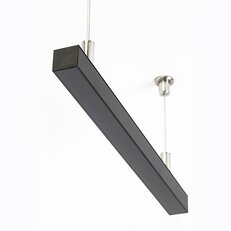 Difuzor KLUŚ LIGER-22 pro LED hliníkové profily černý 2m, B17032B_2
