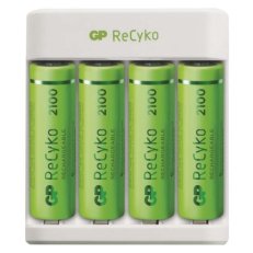 Nabíječka baterií GP Eco E411 + 4× AA 2100 + 4× AAA 800 B51418
