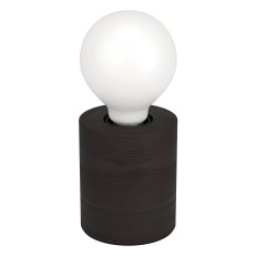 Stolní svítidlo TURIALDO 1 1xE27 HOLZ černá 28W IP20 EGLO 900334
