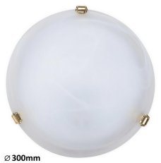 Alabastro E27 1x 60W IP20 rýžový kámen sklo/zlatá úchyt RABALUX 3201