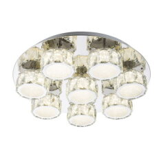Stropní svítidlo AMUR chrom LED 64W 230V, 4580lm, 4000K GLOBO 49350D5