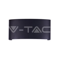 6W LED Wall Light Sand Black IP54 3000K,
