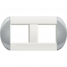 Legrand LNB4802M2TS BT LLT Rámeček OVÁL.2+2M ŠEDOBÍL.