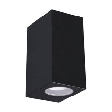 Nástěnná venkovní lampa GAMP 2xGU10 D max. 2x12W IP54 černá Ideus 04019