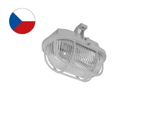 Přisazené stropní svítidlo OVAL 60 PLAST šedý @ PANLUX SOP-60/S