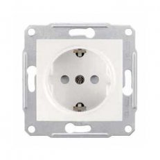 Sedna Zásuvka Schuko 2P+PE, clonky, Cream SCHNEIDER SDN3000123