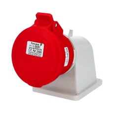 Vestavná zásuvka IP44/400V/32A/5P 6h, úhel 90° - SpeedPRO FAMATEL 23353