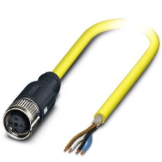 SAC-4P- 5,0-542/M12FS SH BK Kabel senzoru/aktoru 1406188