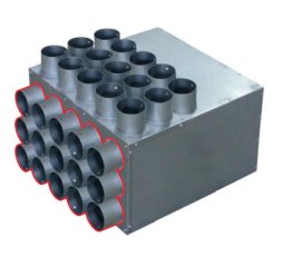 EDF-U-BOX 180/15x75 univerzální rozváděcí box ELEKTRODESIGN 3904539