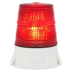 Maják zábleskový MAXIFLASH X 12/24V, ACDC, IP54, červená, světle šedá 63867